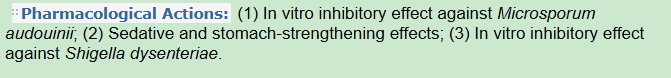 Pharmacological Actions of Longan Aril