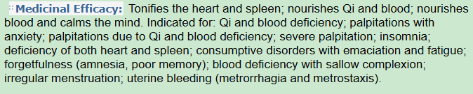 Medicinal Efficacy of Longan Aril