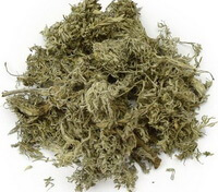 dried herb pieces of Virgate Wormwood Herb are piled together