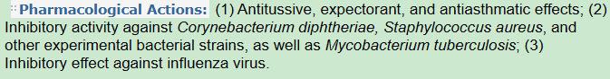 Pharmacological Actions of Small Centipeda Herb
