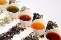 various kinds of tea